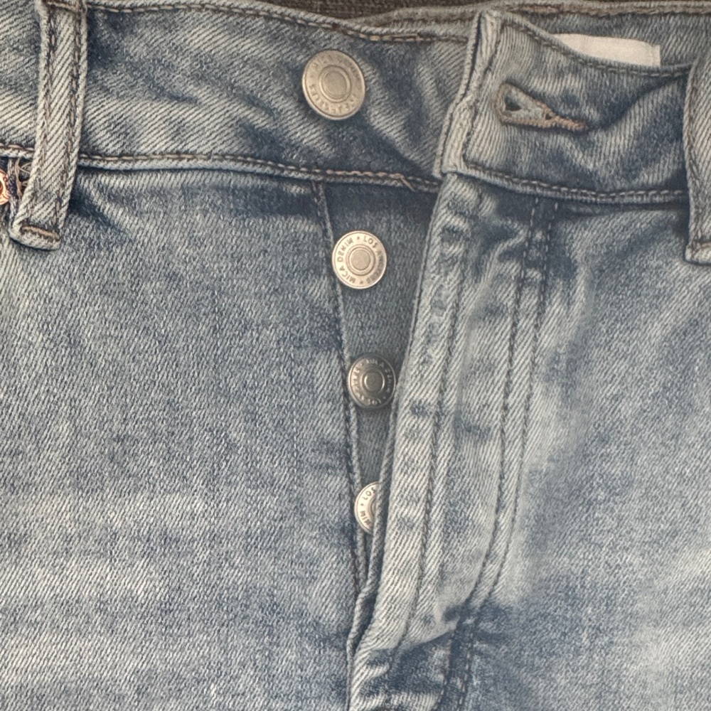 Distressed Denim Women Shorts - Picture 3 of 12